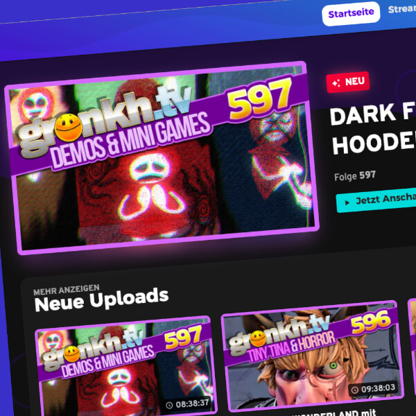 Launch von GRONKH.tv
