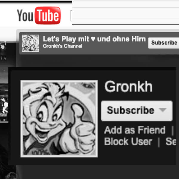 Gronkhs erstes YouTube Video